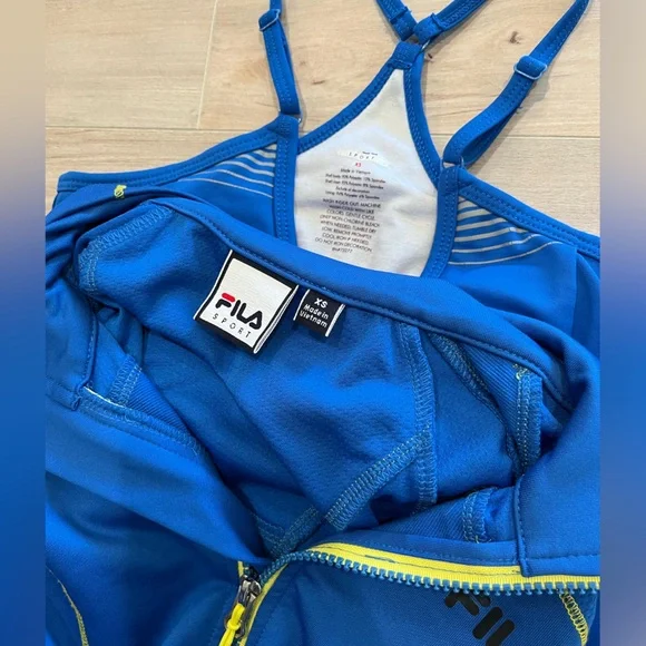 Fila Women's Blue Jacket and Top Set Size XS - Picture 11 of 14